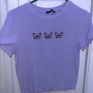 butterfly top purple
